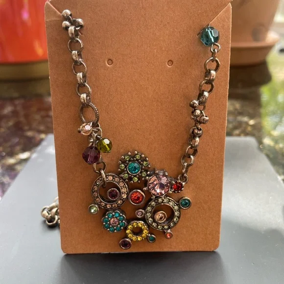 Patricia Locke Multicolor Pendant Necklace